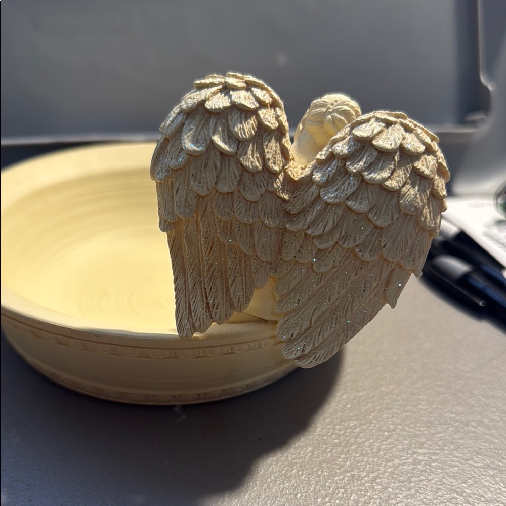 Cream Angel Decorative Bowl - Picture 4 of 8